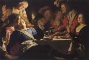 Gerrit van Honthorst, Frobliche company